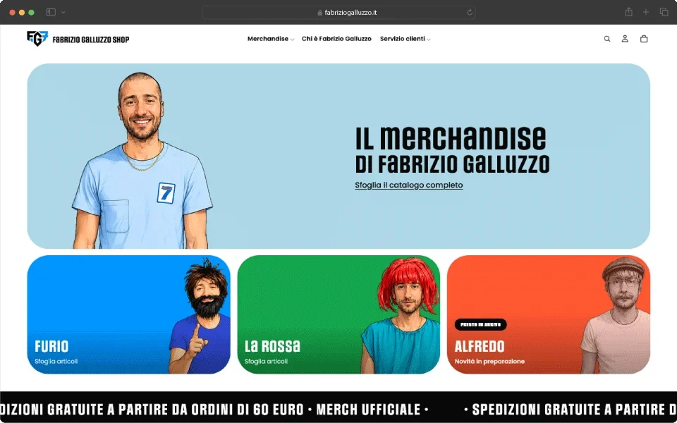 Captura de Fabrizio Galluzzo Shop