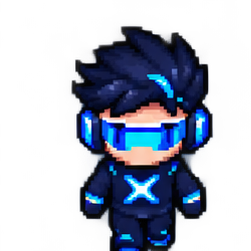 Personaje pixel art caminando